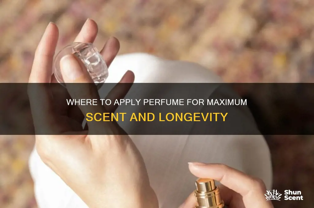 what are the best places to put perfume