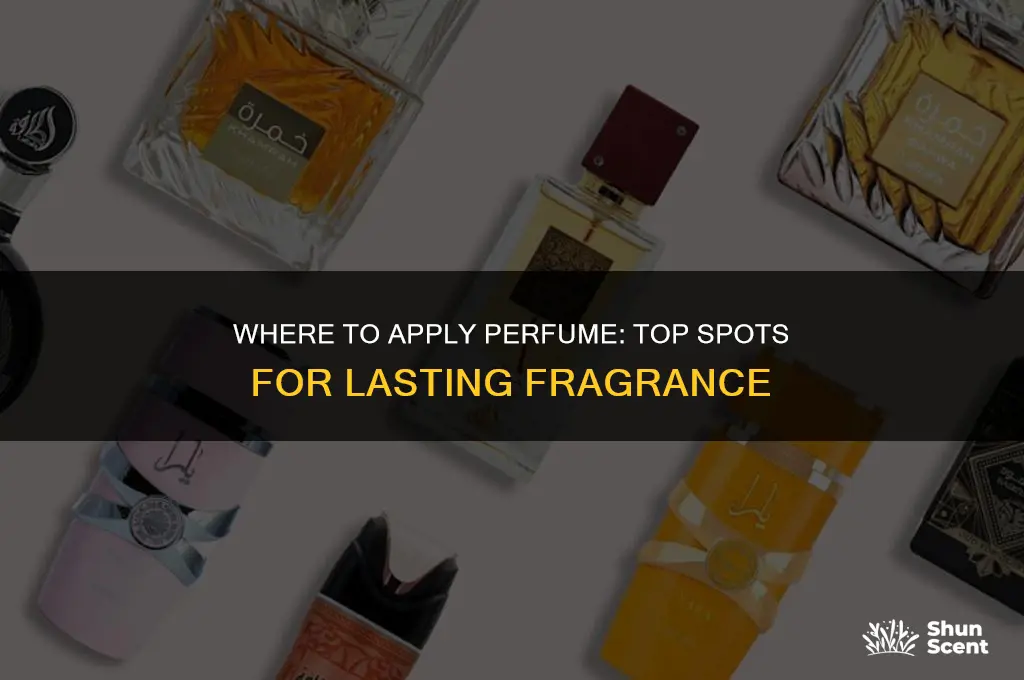 what are the best places to spray perfume