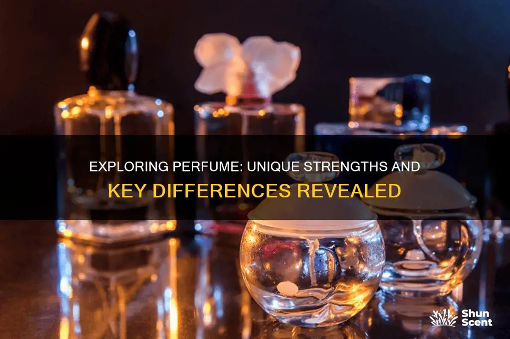 what are the differences and strengths of perfume