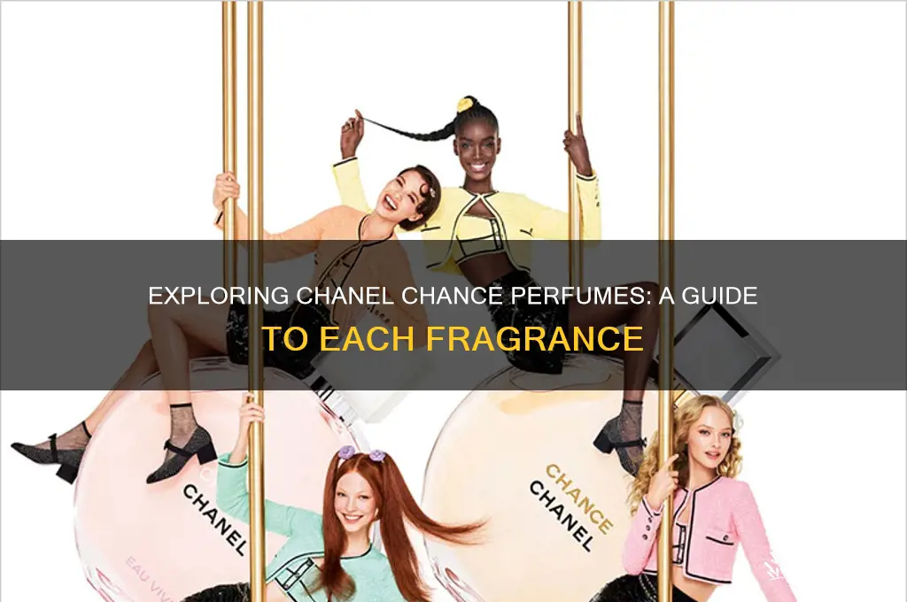 what are the different chanel chance perfumes