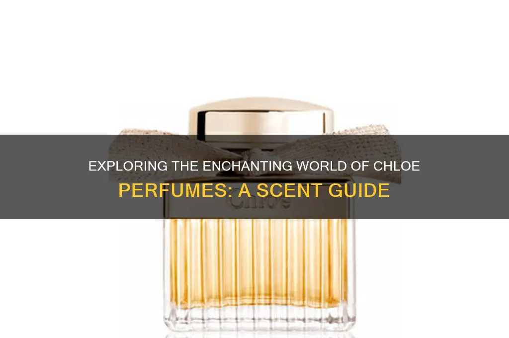 what are the different chloe perfumes