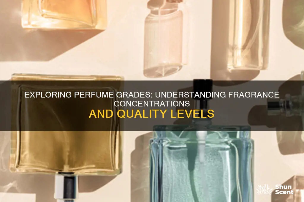 what are the different grades of perfume