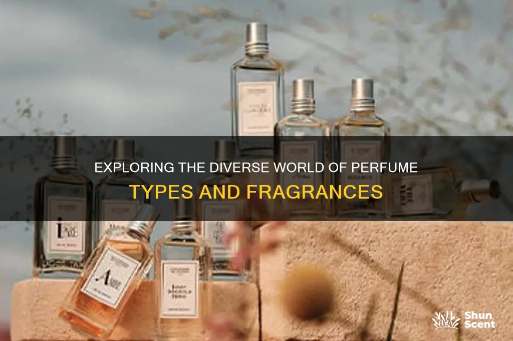 what are the different kinds of perfume