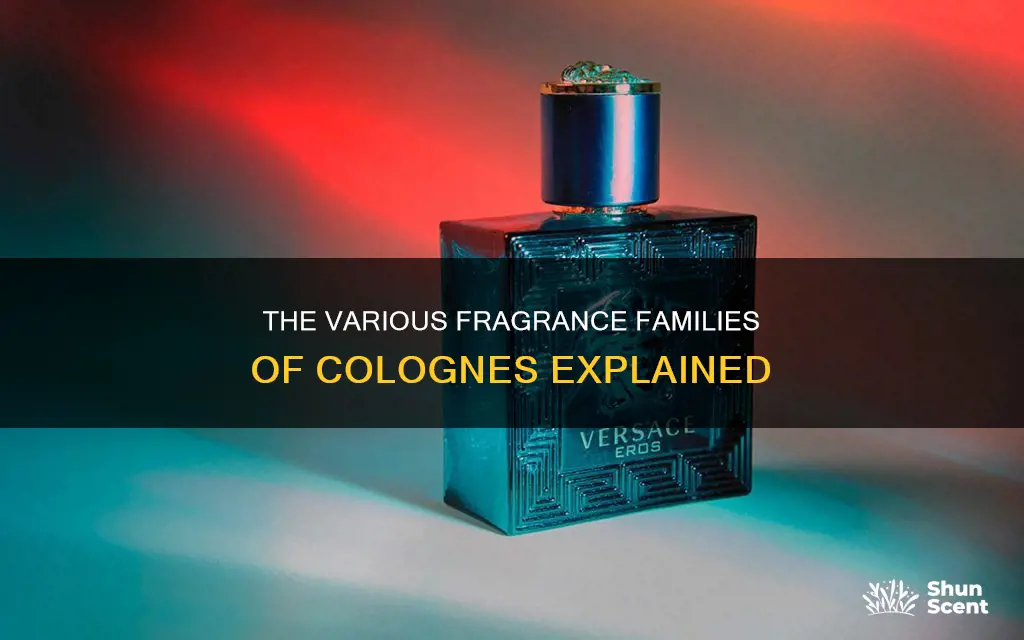 what are the different types of cologne