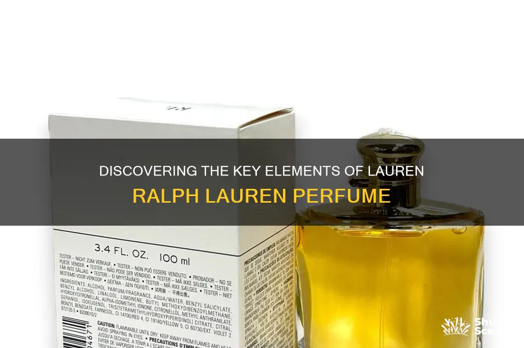 what are the elements of lauren ralph lauren perfume