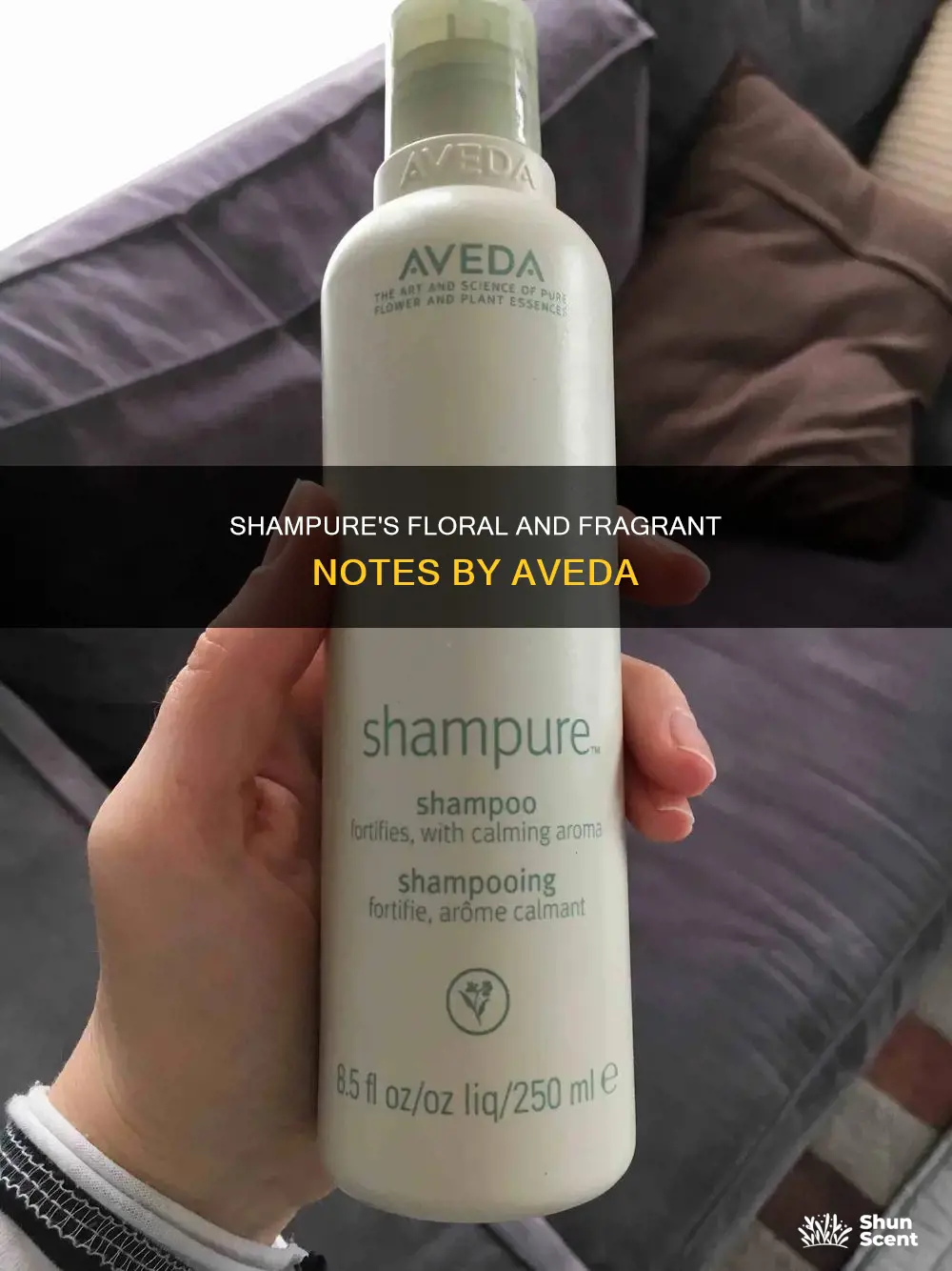 what are the flowers and fragrances of shampure by aveda