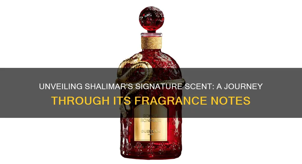 what are the fragrance notes in shalimar