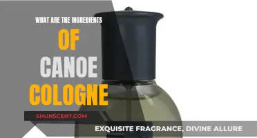 Canoe Cologne: Exploring the Key Ingredients and Their Magic