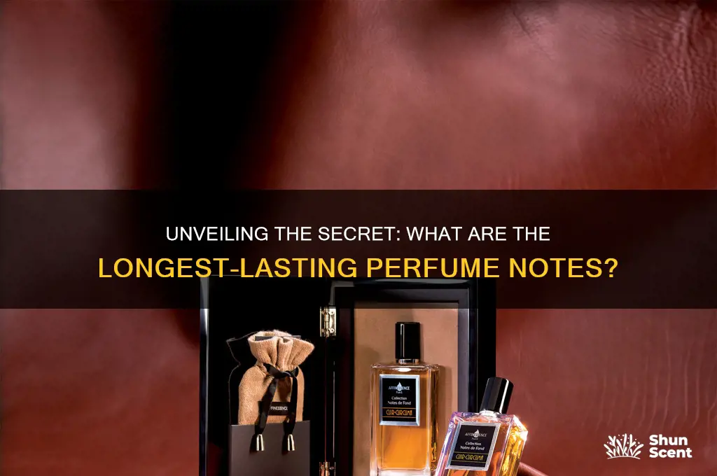 what are the longest lasting notes of a perfume called