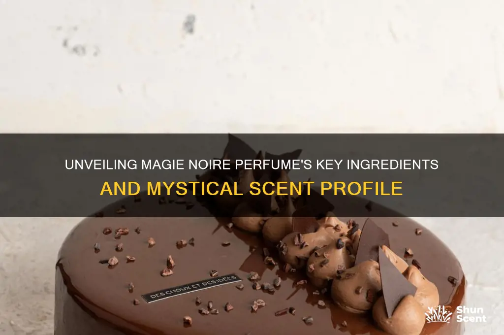 what are the major ingredients in magie noire perfume