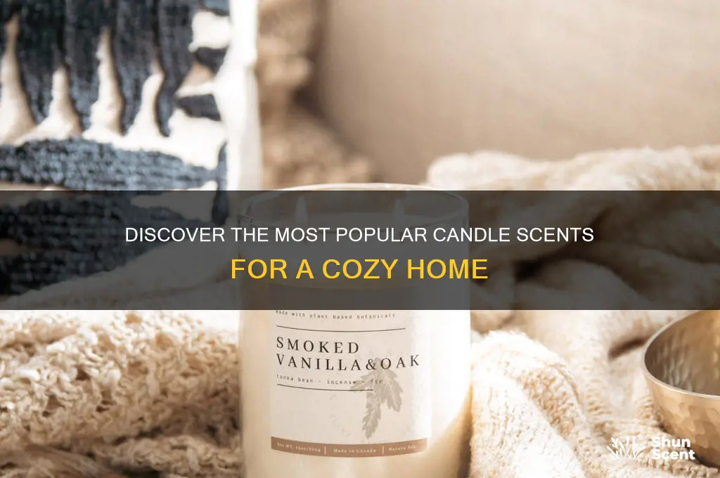 what are the most popular candle scents