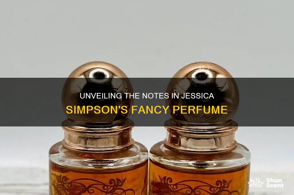 what are the notes in fancy jessica simpson perfume
