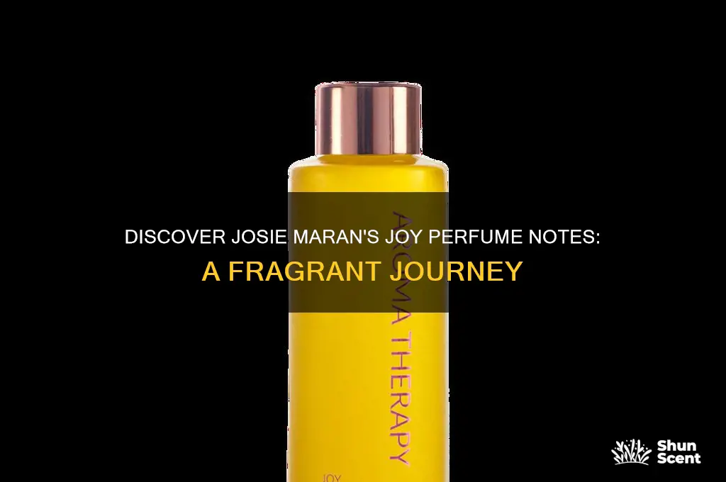 what are the notes in josie maran