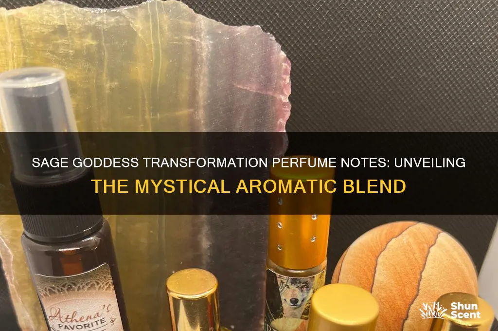 what are the notes in sage goddess transformation perfume