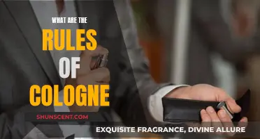 The Art of Wearing Cologne: Rules and Regulations