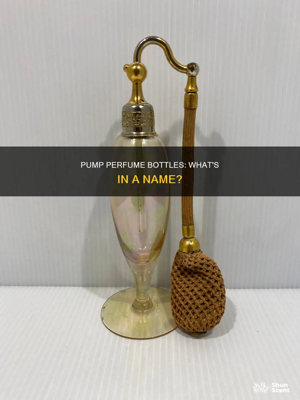 what are those pump perfume bottles called