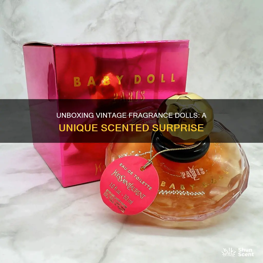 what are vintage fragrance dolls