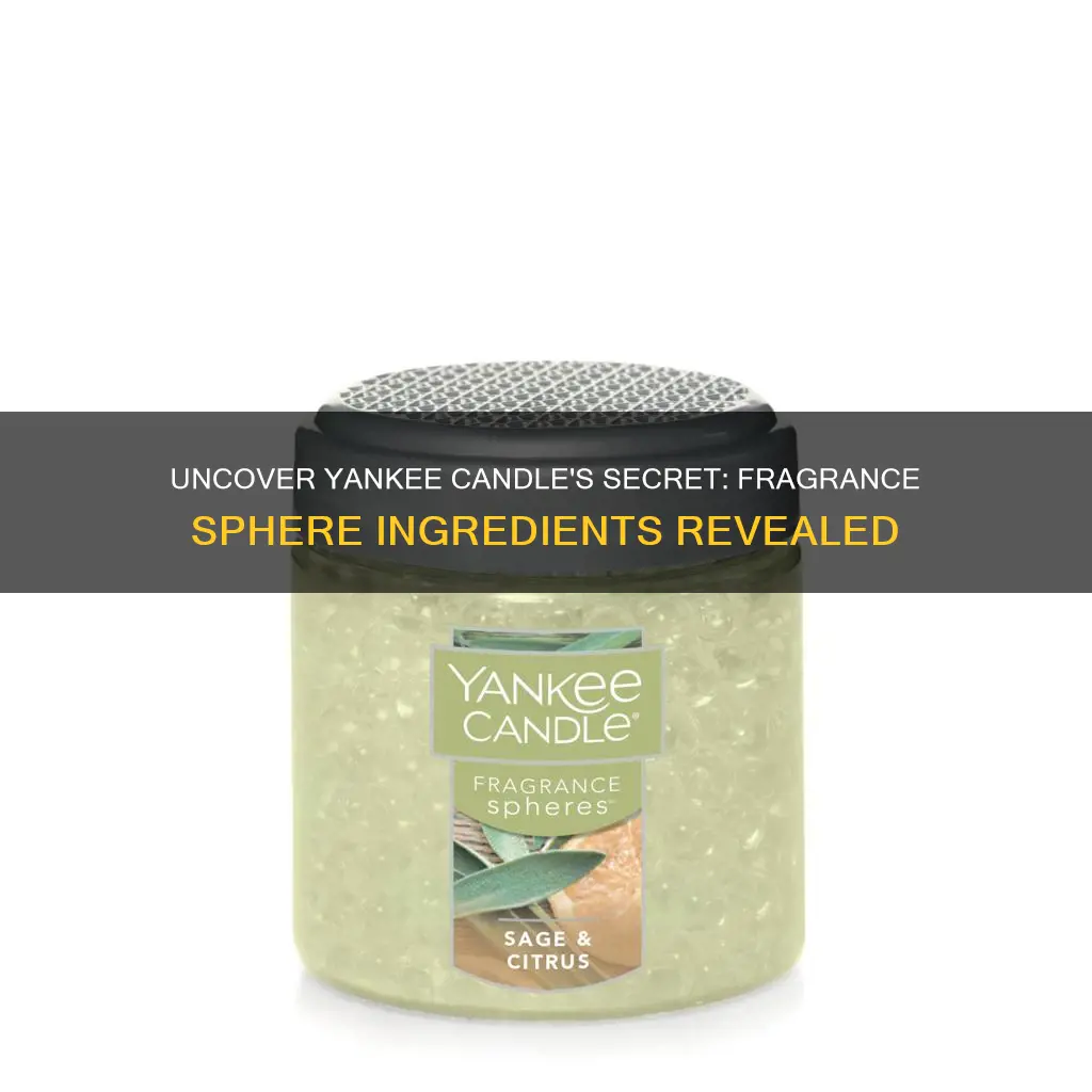 what are yankee fragrance spheres ingredients