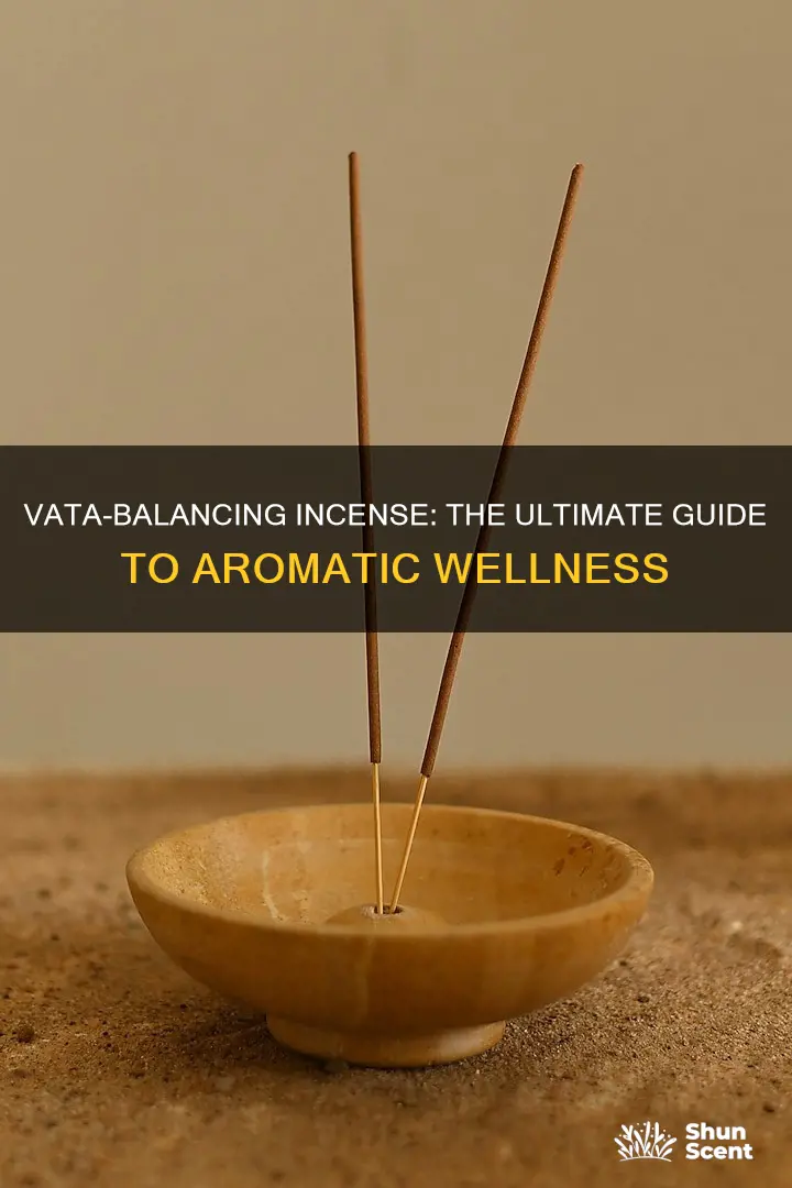 what balances vata incense