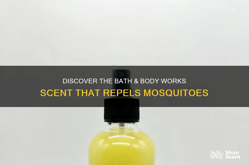 what bath and body works scent repels mosquitoes