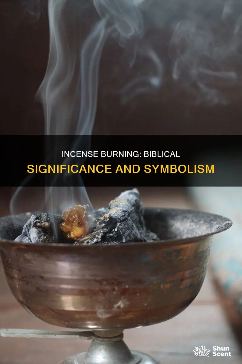 what bible says about incense burning