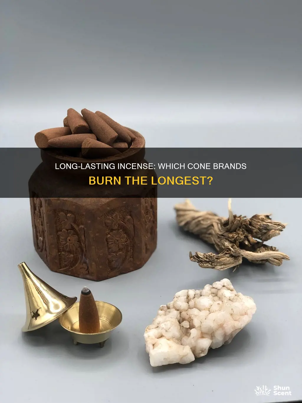what brand cone incense burns longer