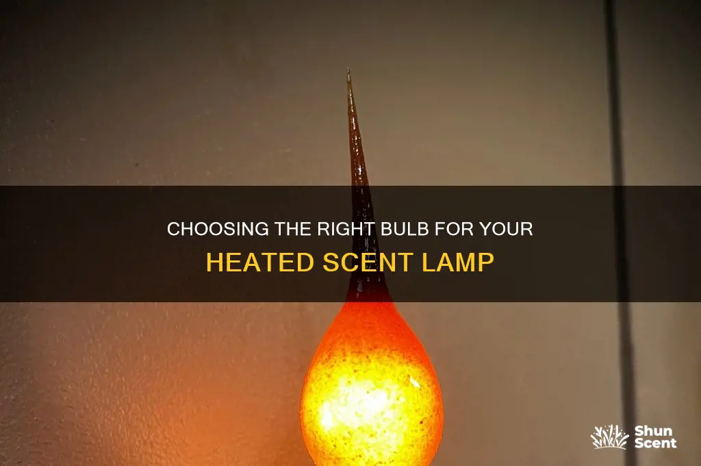 what bulb to put in a heated scent lamp