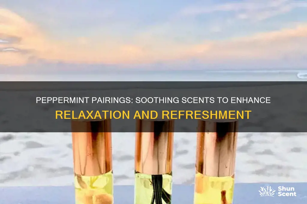 what calming scents go well with peppermint