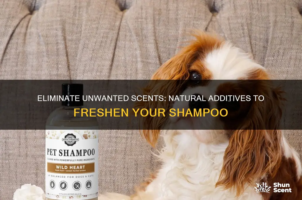 what can be added to shampoo to rid of scents