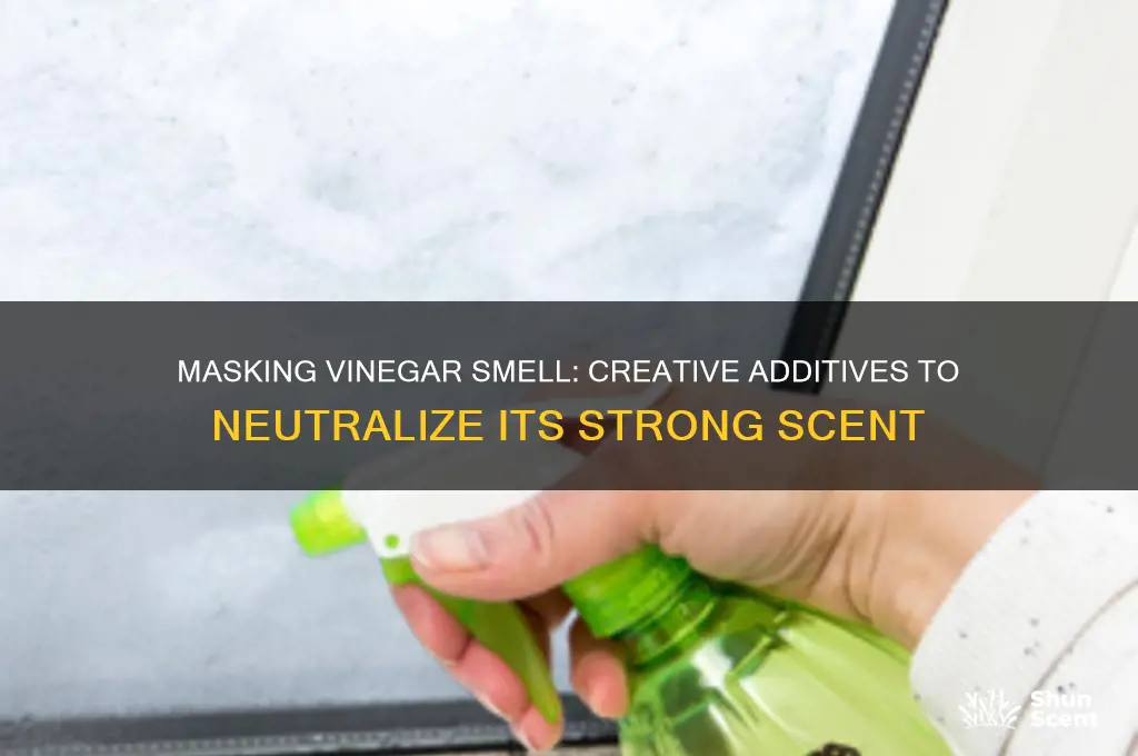 what can i add tonvinegar to cover its scent