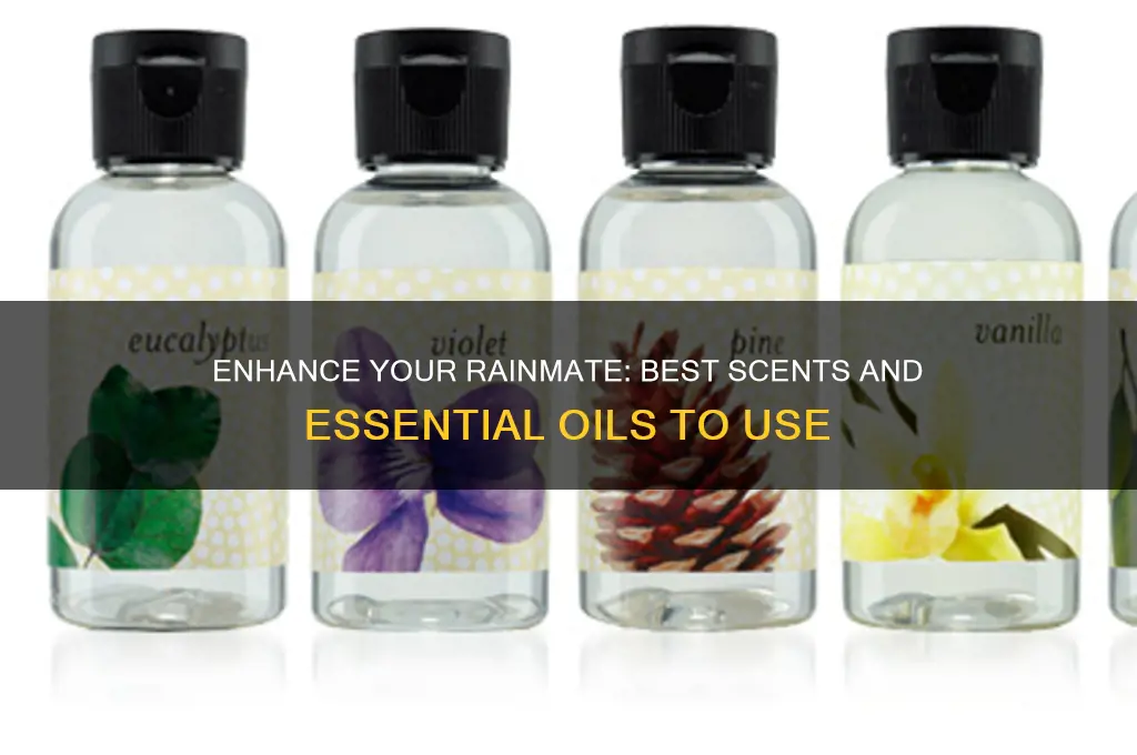 what can i use in my rainmate for scents
