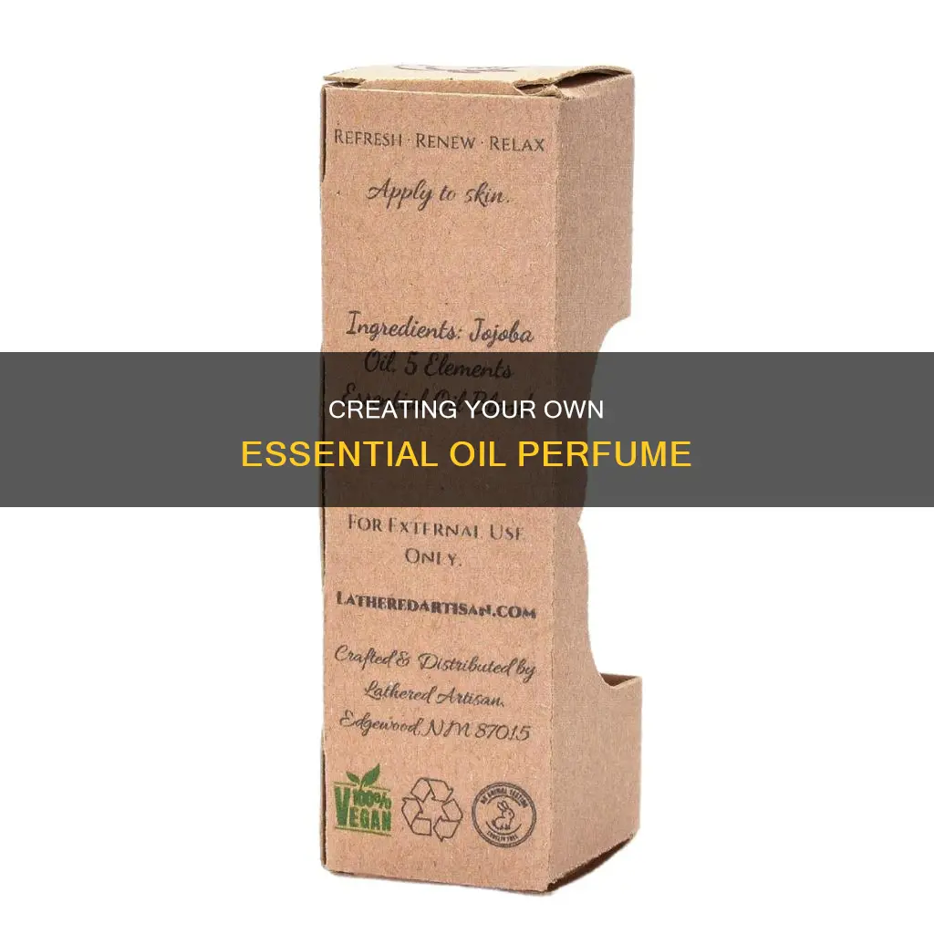 what can i use to make a essential oil perfume