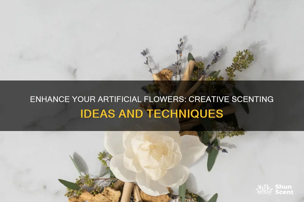 what can i use to scent artificial flowers
