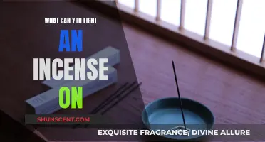Lighting Incense: Safe Surfaces for Burning