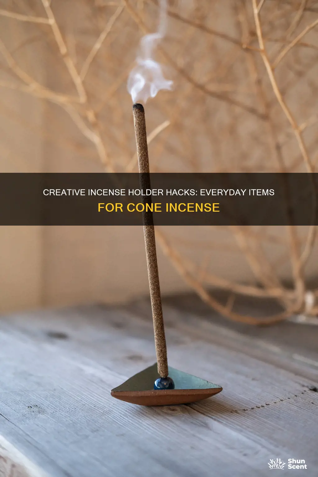 what can you use as a cone incense holder