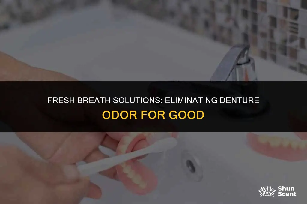 what can you use to get rid of denture odor