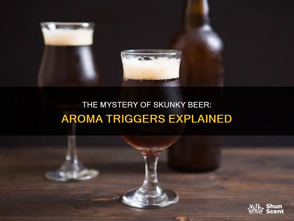 what causes a skunky aroma in beer