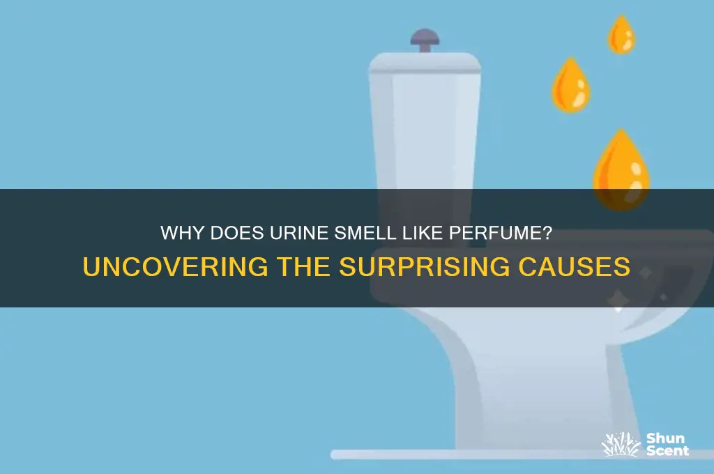 what causes perfume odor of urine