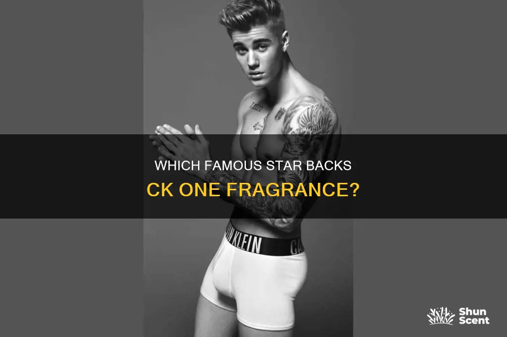 what celebrity endorses the perfume called ck one