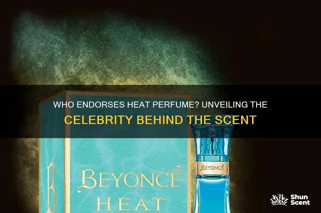 what celebrity endorses the perfume heat