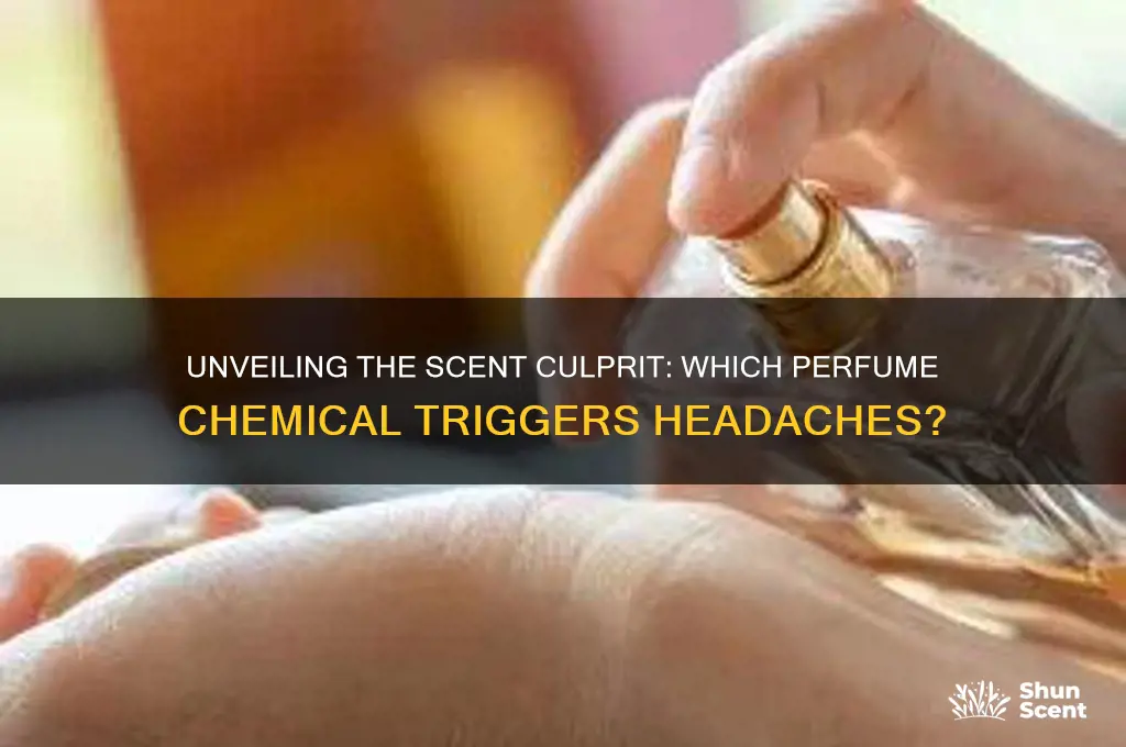 what chemical in perfume causes headaches