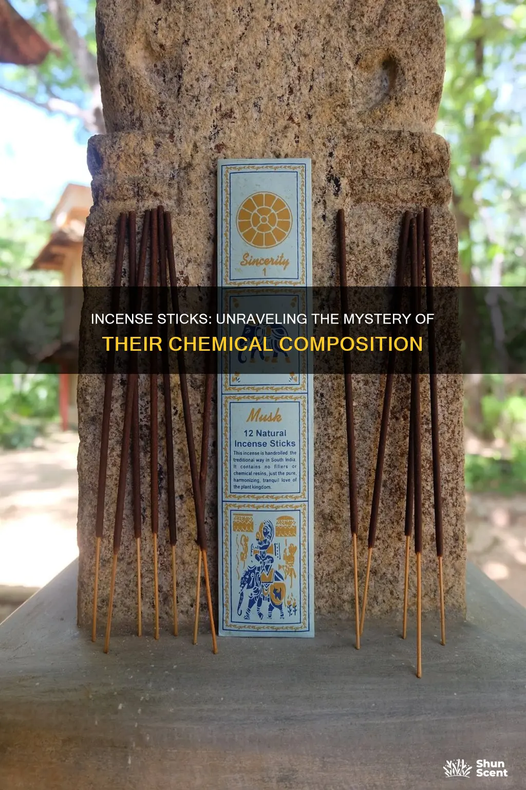 what chemicals are in incense sticks