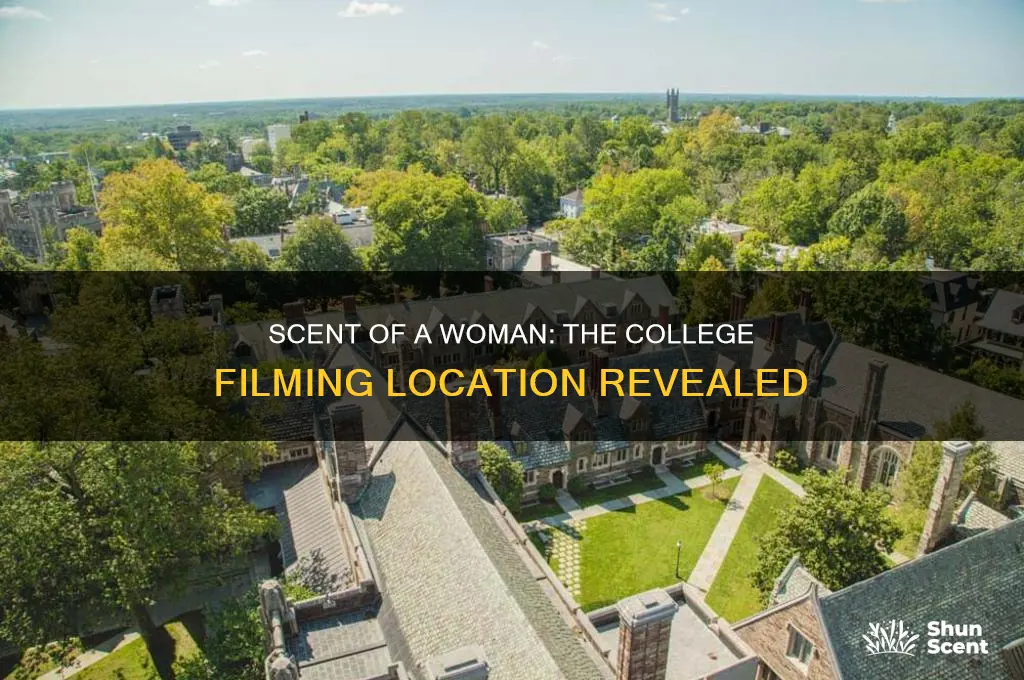 what college was scent of a woman filmed at
