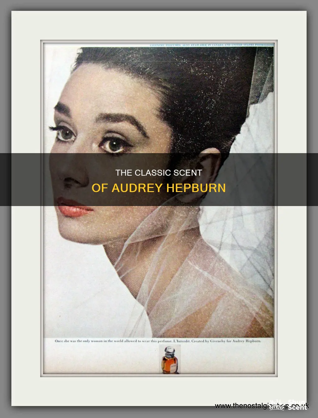 what cologne did aubrey hepburn wear