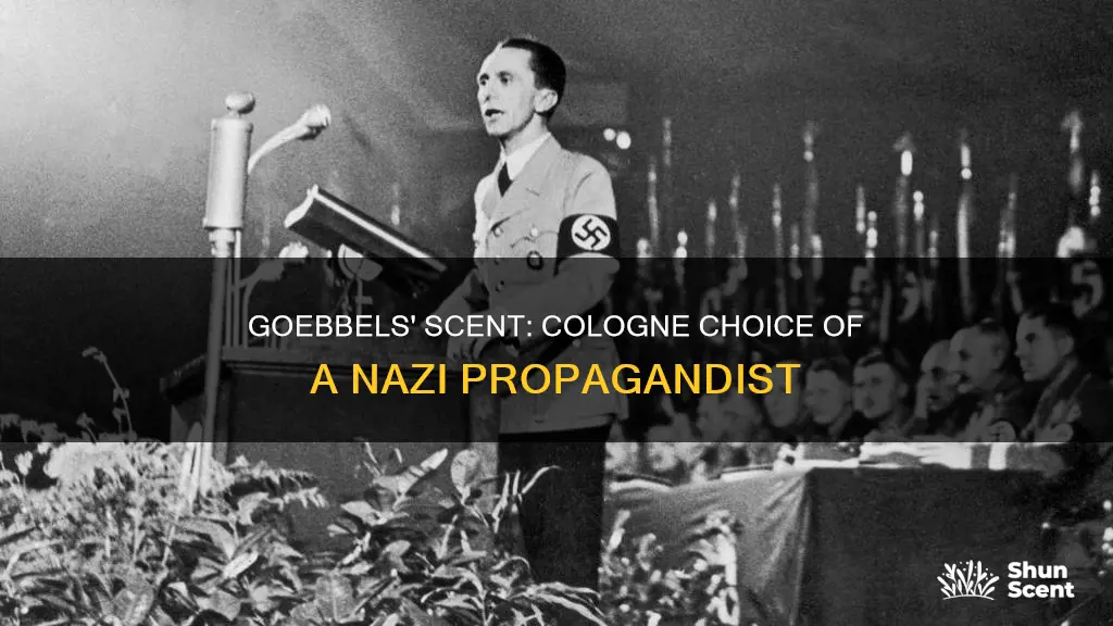 what cologne did goebels use