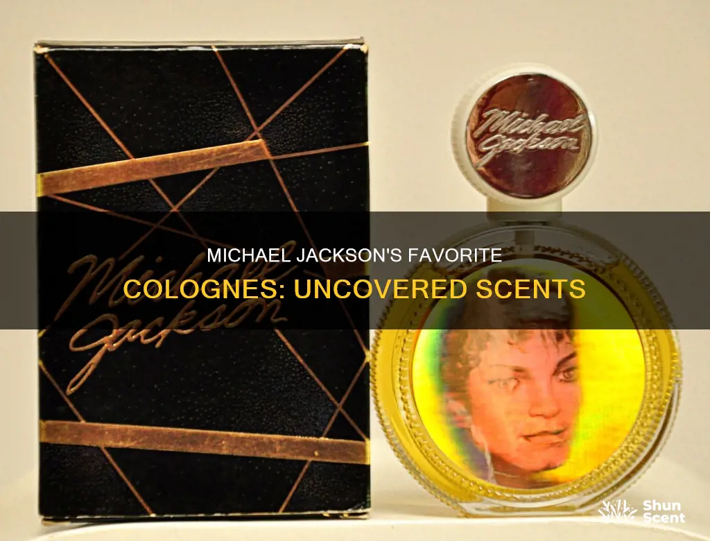 what cologne did michael jackson use mostly his favorite