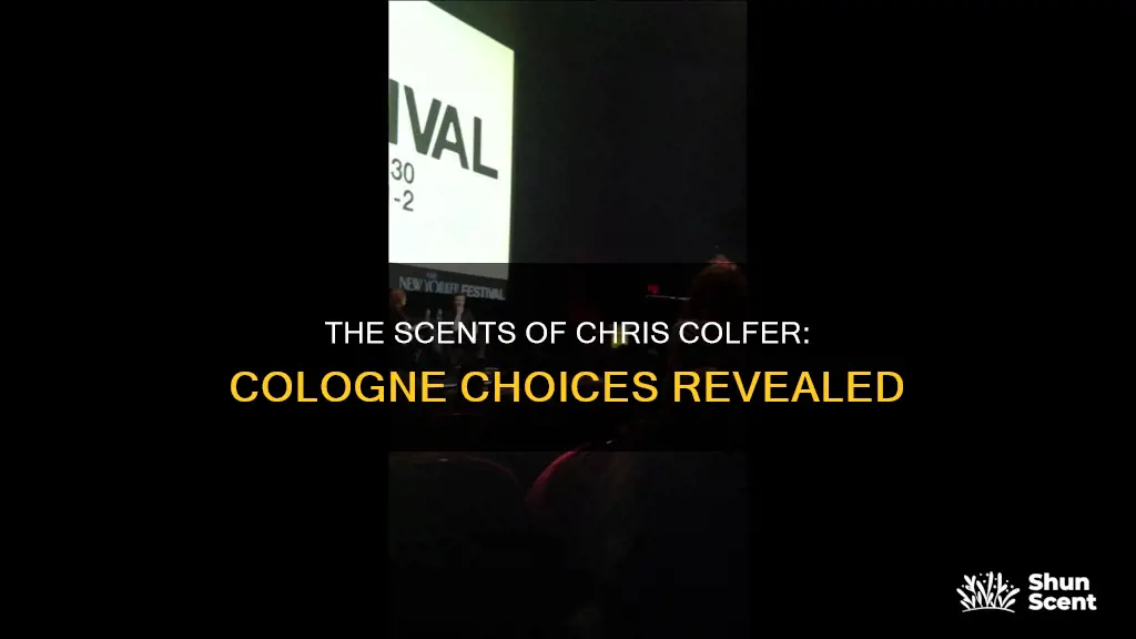 what cologne does chris colfer wear