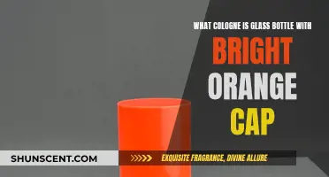 Finding the Scent: Glass Bottle, Bright Orange Cap