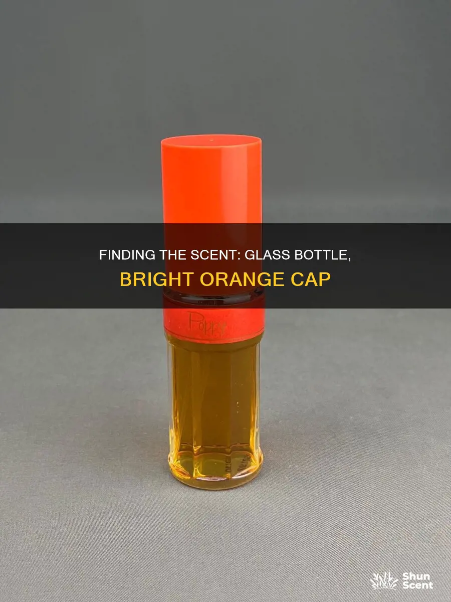 what cologne is glass bottle with bright orange cap