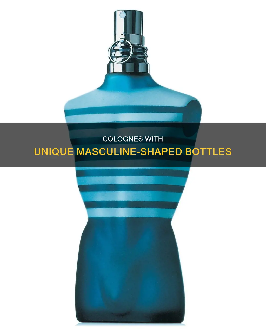 what cologne is shaped like a man